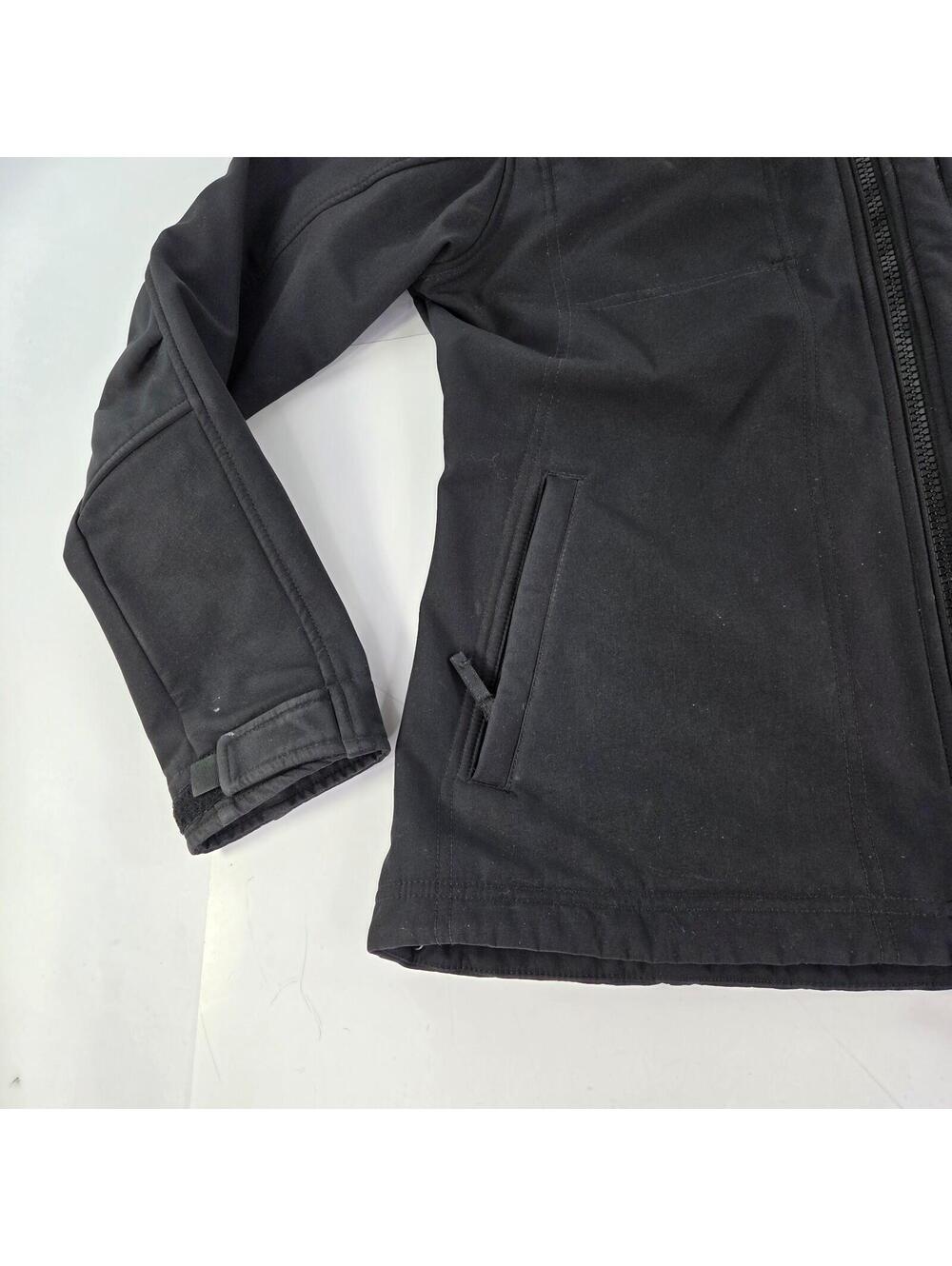 Carhartt Womens Black Full Zip Jacket Size M Softshell Rugged Flex Peak Fleece - Picture 4 of 14
